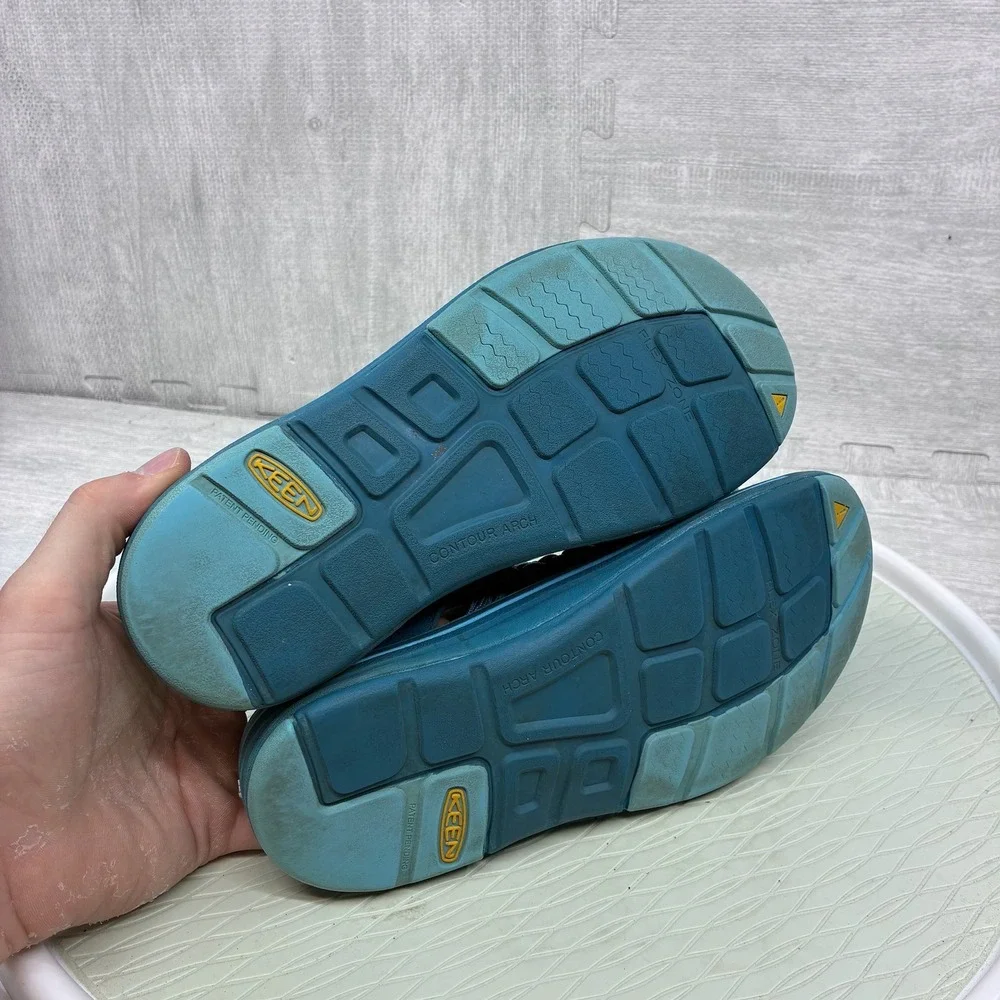 Keen Uneek Sandals Mens 8.5 Blue Braided Cord Hybrid Outdoor Shoes 1013242
